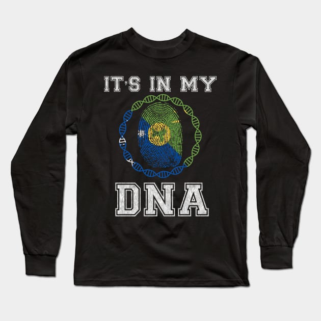 Christmas Island  It's In My DNA - Gift for Christmas Islanders From Christmas Island Long Sleeve T-Shirt by Country Flags